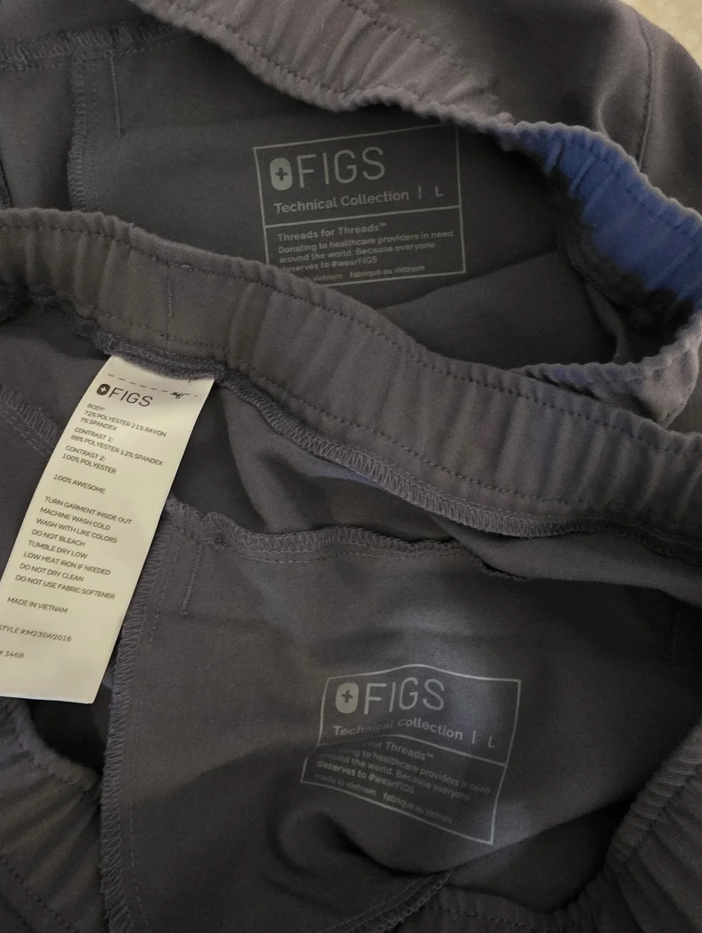 Bundle Of 2 Figs Tansen Jogger Scrub Pants- L